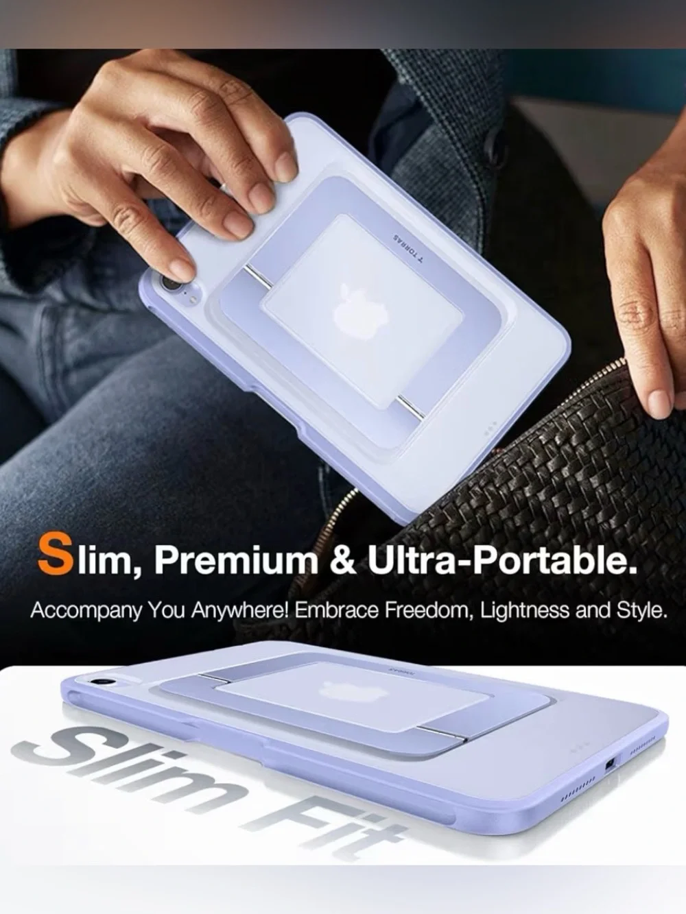 iPad Mini 7/ mini 6 Torras blue or purple Case with Kickstand NEW SEALED